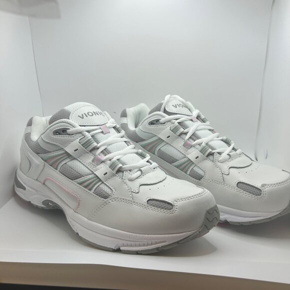 Vionic Womens 23Walk Pink Leather Athletic Shoes Size 13 M - Picture 6 of 10